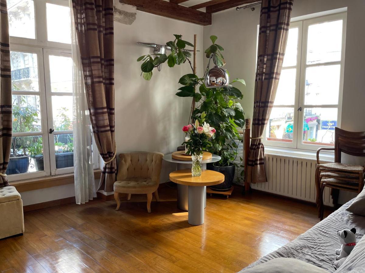 Quartier Montorgueil, Voie Pietonne, Dans Un Immeuble Du Xveme Apartment Paris Ngoại thất bức ảnh